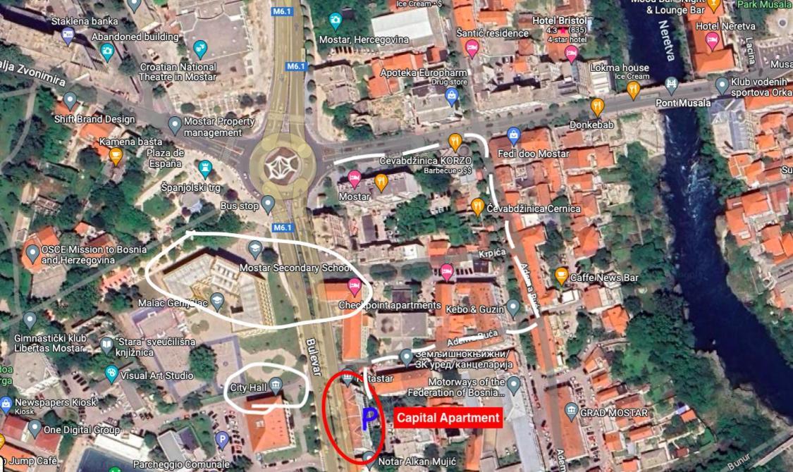 Capital Apartments - City Centre Mostar Ngoại thất bức ảnh